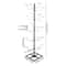 Modern Freestanding Black Metal Hat Rack Hook Wig Cap Display Stand 1
