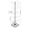 Modern Freestanding Black Metal Hat Rack Hook Wig Cap Display Stand 1