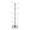 Modern Freestanding Black Metal Hat Rack Hook Wig Cap Display Stand 3