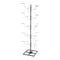 Modern Freestanding Black Metal Hat Rack Hook Wig Cap Display Stand 4
