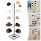 Modern Freestanding Black Metal Hat Rack Hook Wig Cap Display Stand 5