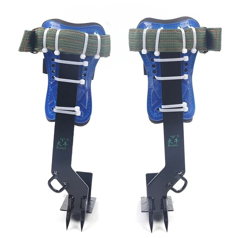 Heavy Duty Tree Climbing Gear Set With Adjustable Spikes Safety Belt 4