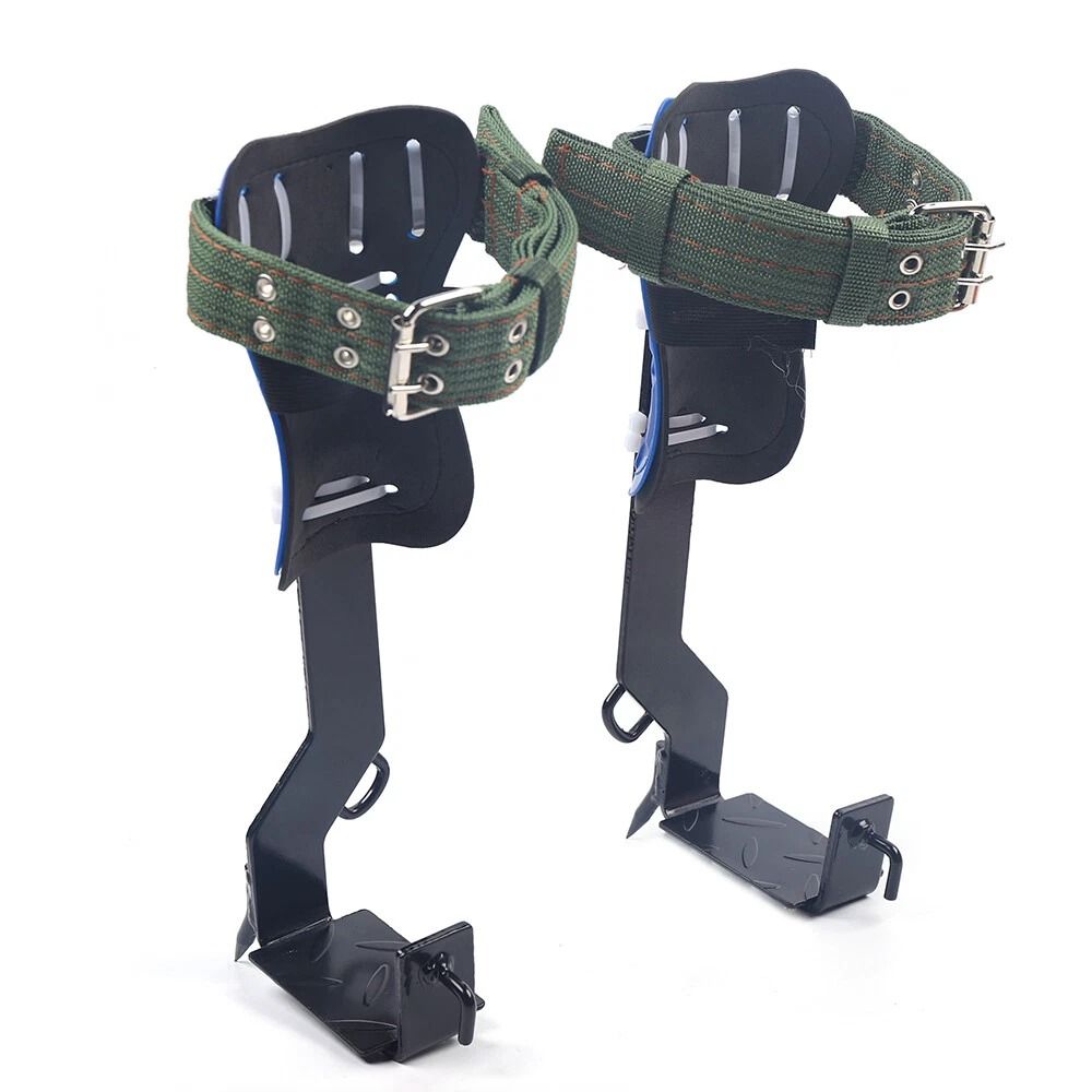 Heavy Duty Tree Climbing Gear Set With Adjustable Spikes Safety Belt 8
