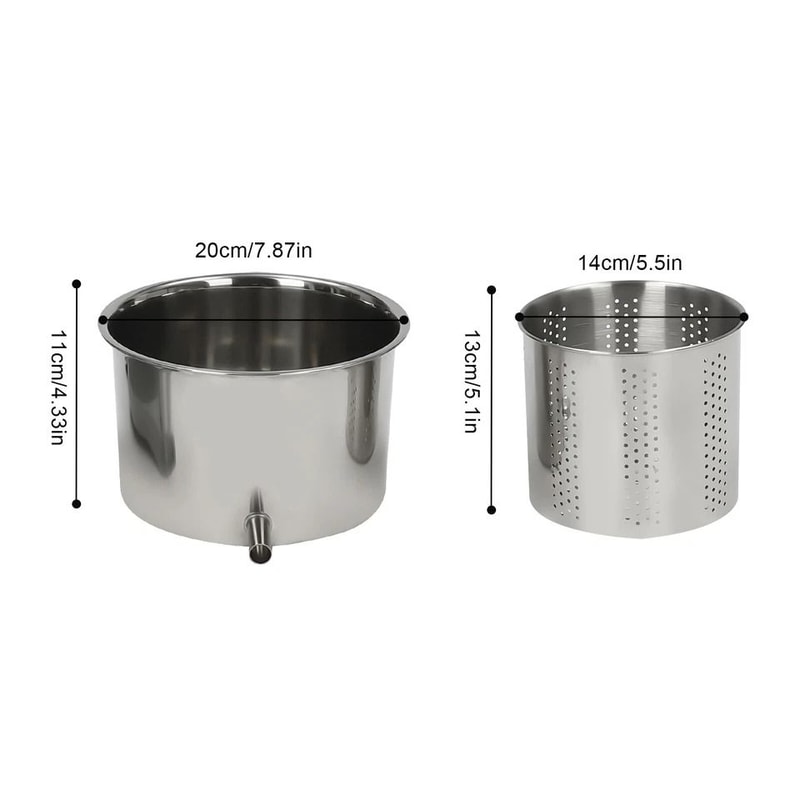 Premium Stainless Steel Fruit Wine Press For Grape Cider Juice 3