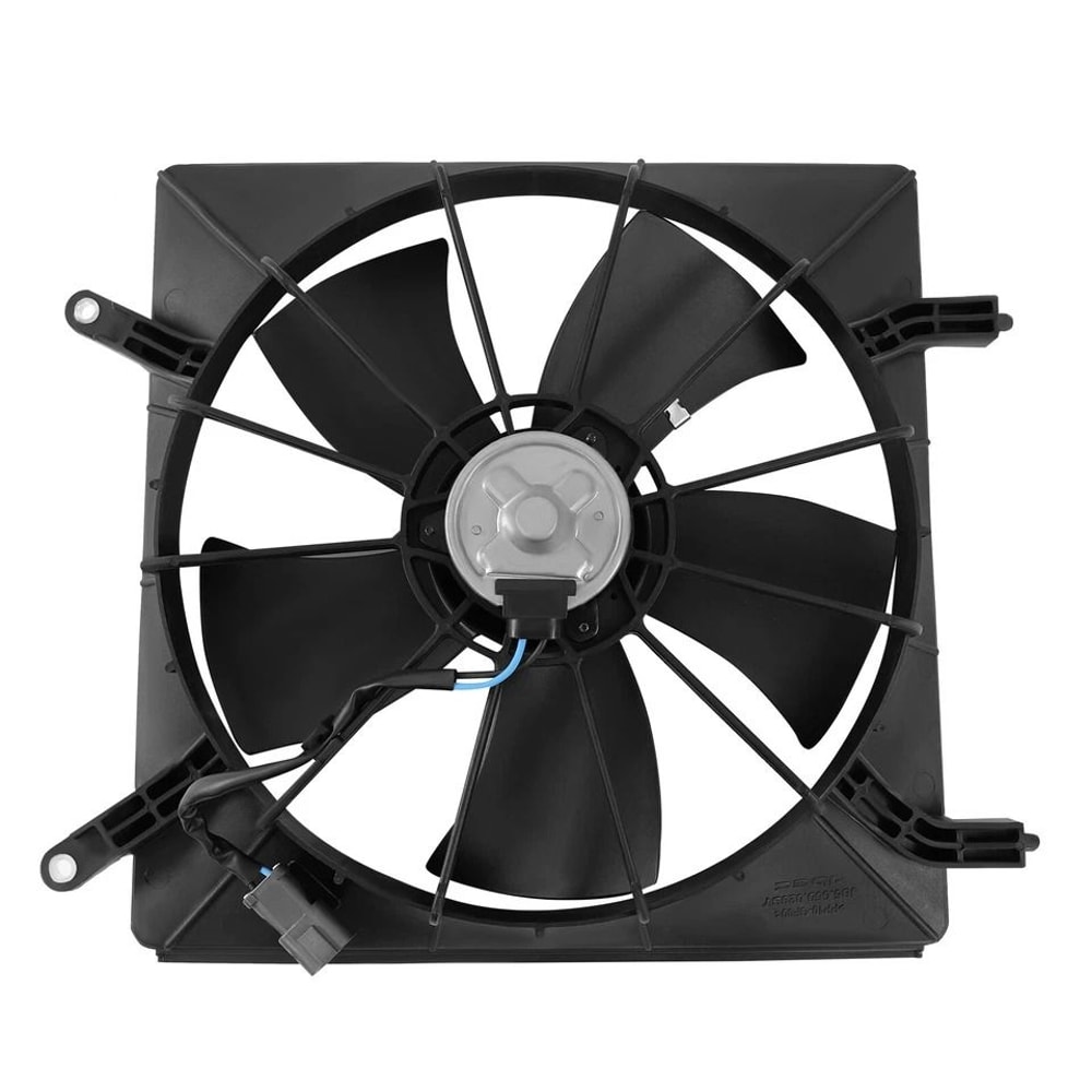 Premium Left Radiator Cooling Fan Assembly AC Condenser For Honda 1