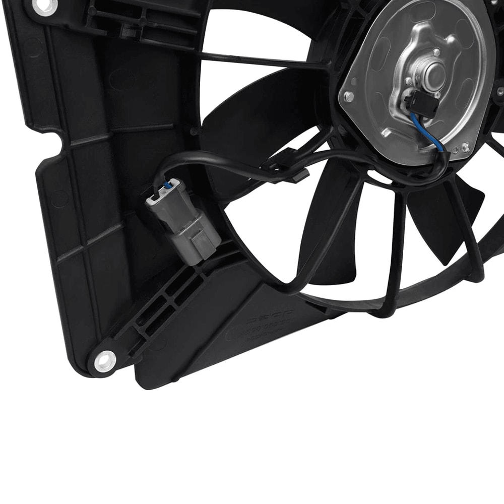 Premium Left Radiator Cooling Fan Assembly AC Condenser For Honda 5