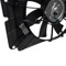 Premium Left Radiator Cooling Fan Assembly AC Condenser For Honda 5