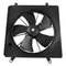 Premium Left Radiator Cooling Fan Assembly AC Condenser For Honda 0