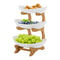 Elegant Tier Dessert Stand For Parties Fruit Displays 0
