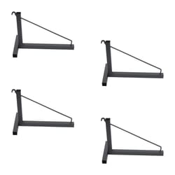 heavy duty container shelf brackets triangular capacity