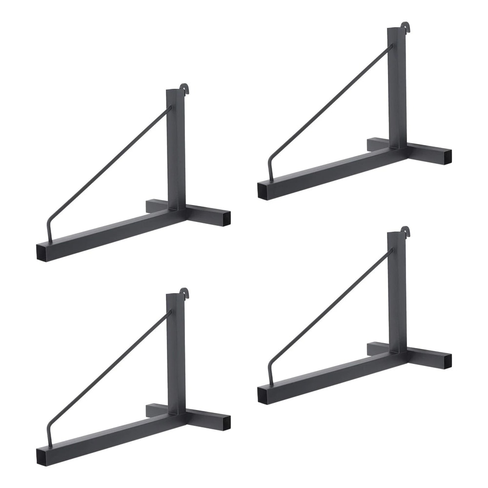 Heavy Duty Container Shelf Brackets Triangular Capacity 4