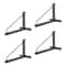 Heavy Duty Container Shelf Brackets Triangular Capacity 4