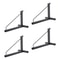 Heavy Duty Container Shelf Brackets Triangular Capacity 4