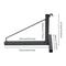 Heavy Duty Container Shelf Brackets Triangular Capacity 5