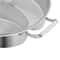 Double Flavor Stainless Steel Hot Pot With Divider Clear Lid Dual Broth Cooking 2