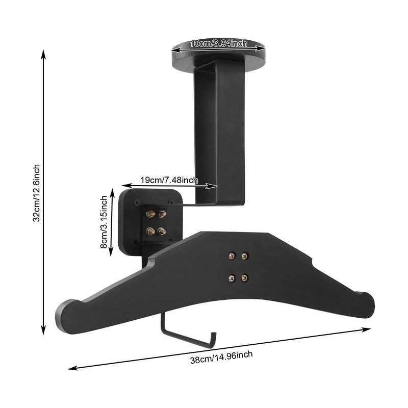 Motorcycle Helmet Holder Wall Mount Rack For Jackets Bags And Riding Gear 4