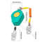 Self Retracting Lifeline Fall Protection Lanyard With Hook Safety Arrester 6