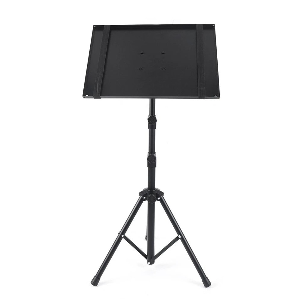 Adjustable Projector Tripod Stand With Laptop Holder For Home Office Presentations 2