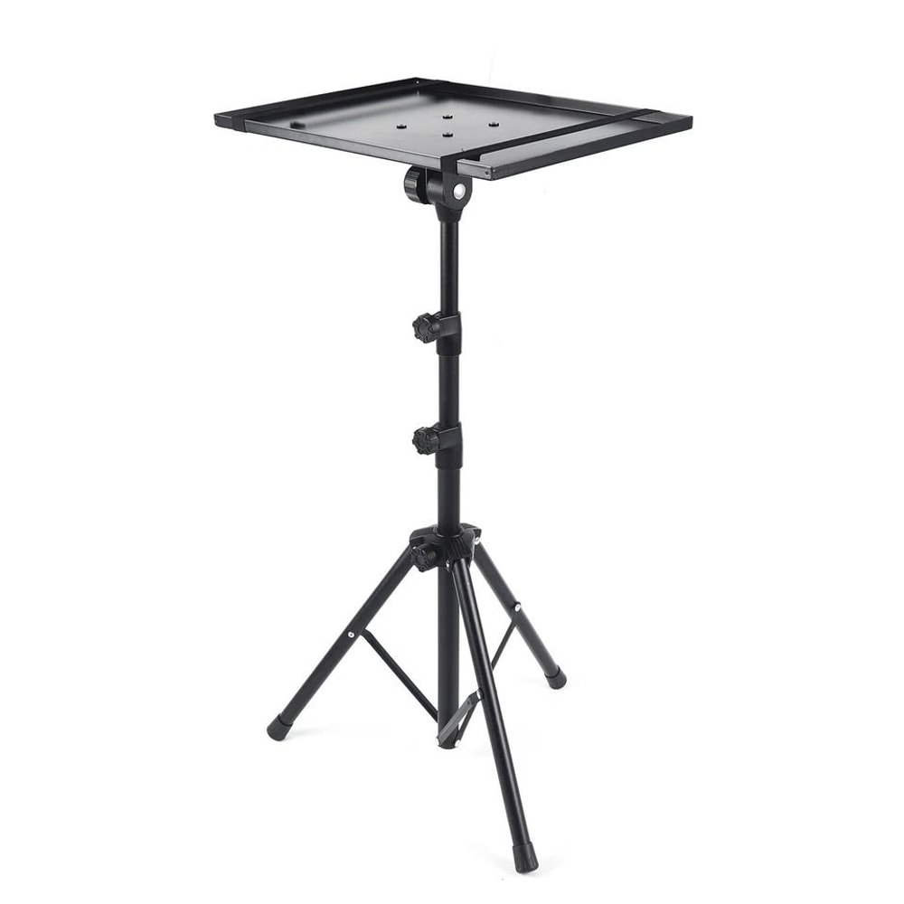 Adjustable Projector Tripod Stand With Laptop Holder For Home Office Presentations 3