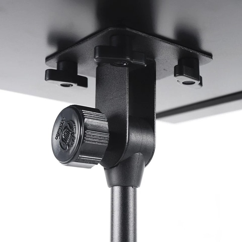 Adjustable Projector Tripod Stand With Laptop Holder For Home Office Presentations 5