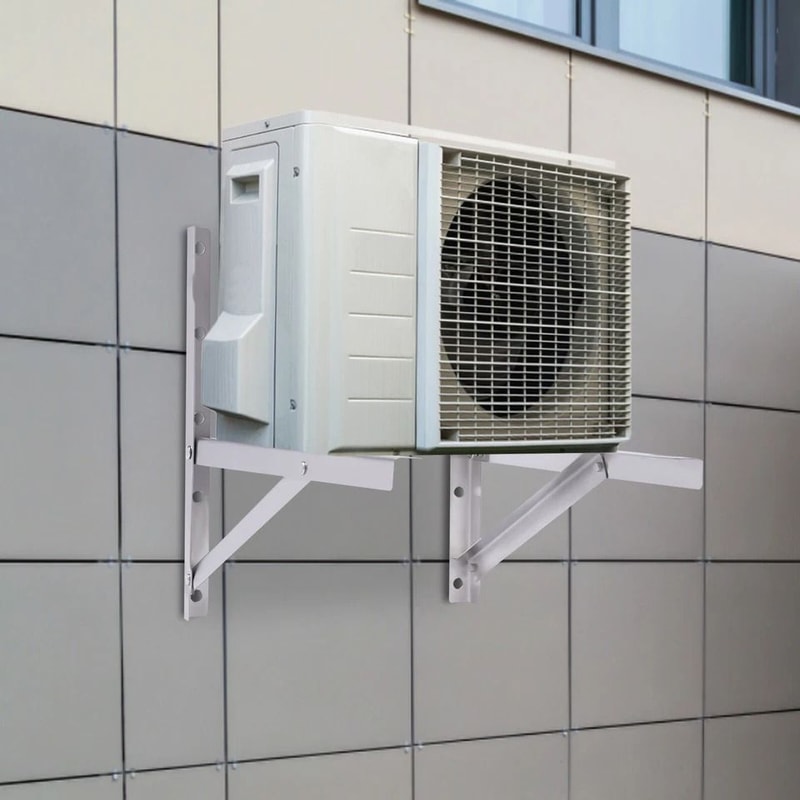 Heavy Duty Mini Split AC Bracket Wall Mount Rack For Ductless Air Conditioner Units 7