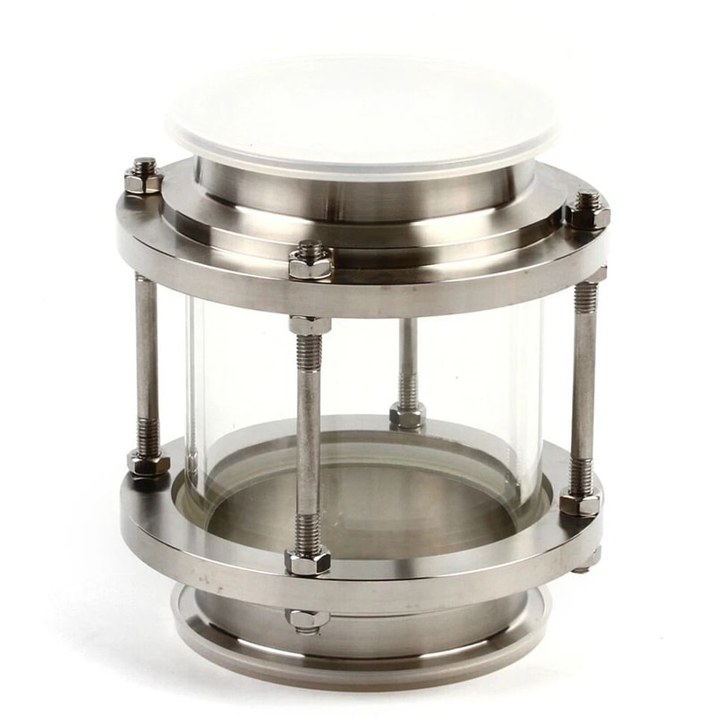 Tri Clamp Sight Glass Sanitary Inline Flow Viewer For Food And Beverage Systems 3