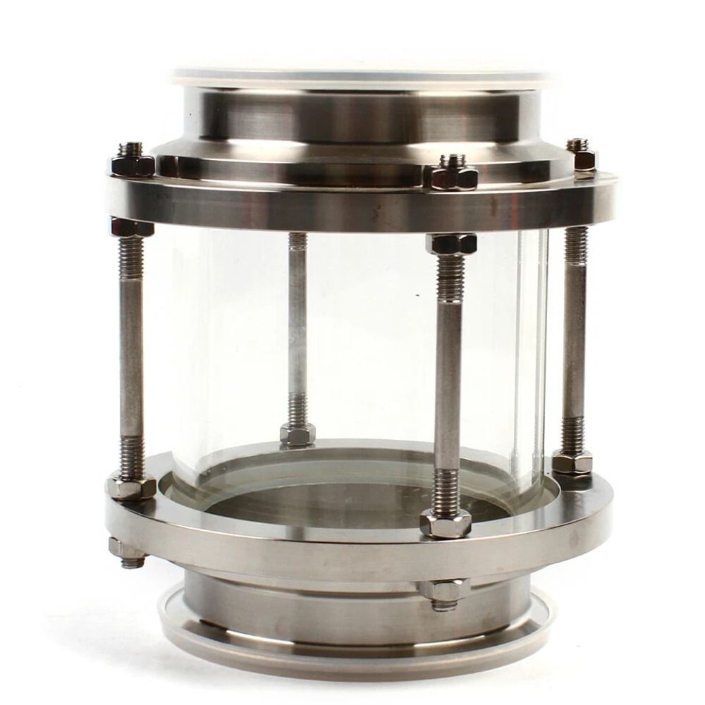 Tri Clamp Sight Glass Sanitary Inline Flow Viewer For Food And Beverage Systems 5