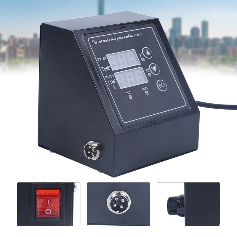 Digital Dual Display Heat Press Temperature Control Box For Heat Press Machine 5