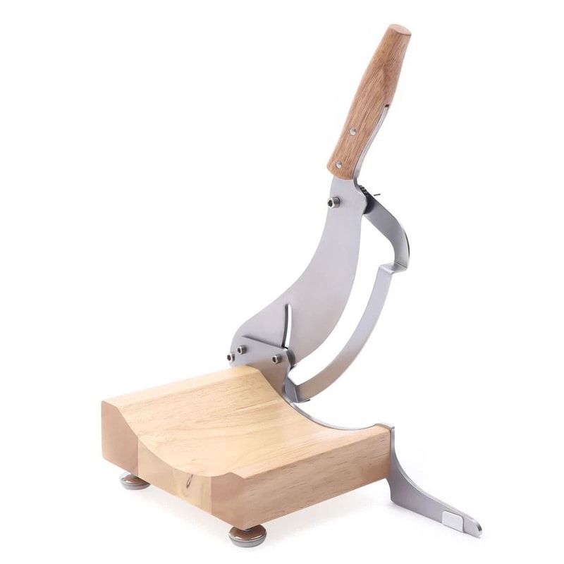 Manual Meat Slicer For Frozen Meat Bones Stainless Steel Butcher Cutter 4