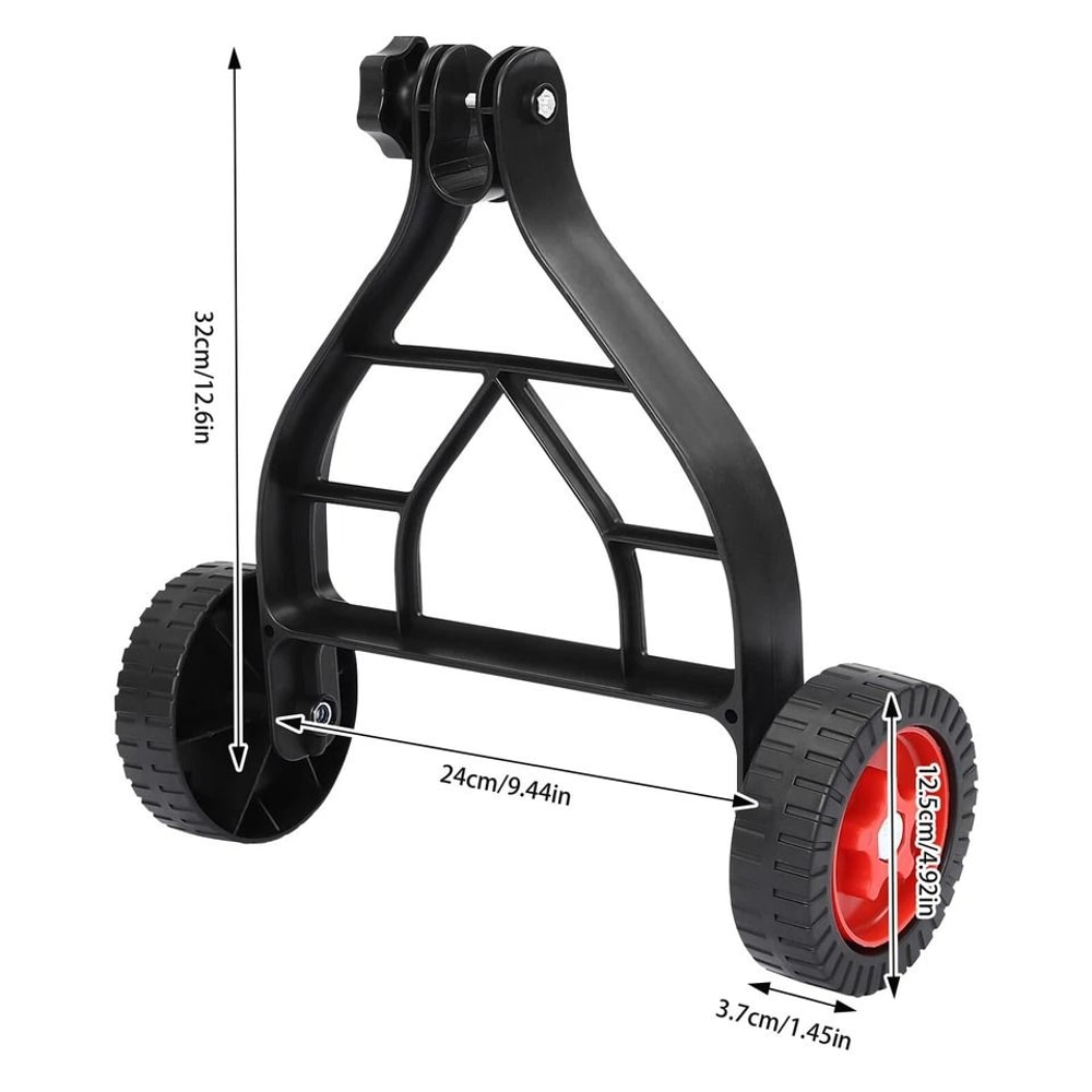 Portable Grass Trimmer Support Wheels Electric Brush Cutter Lawn Mower Assistant 2