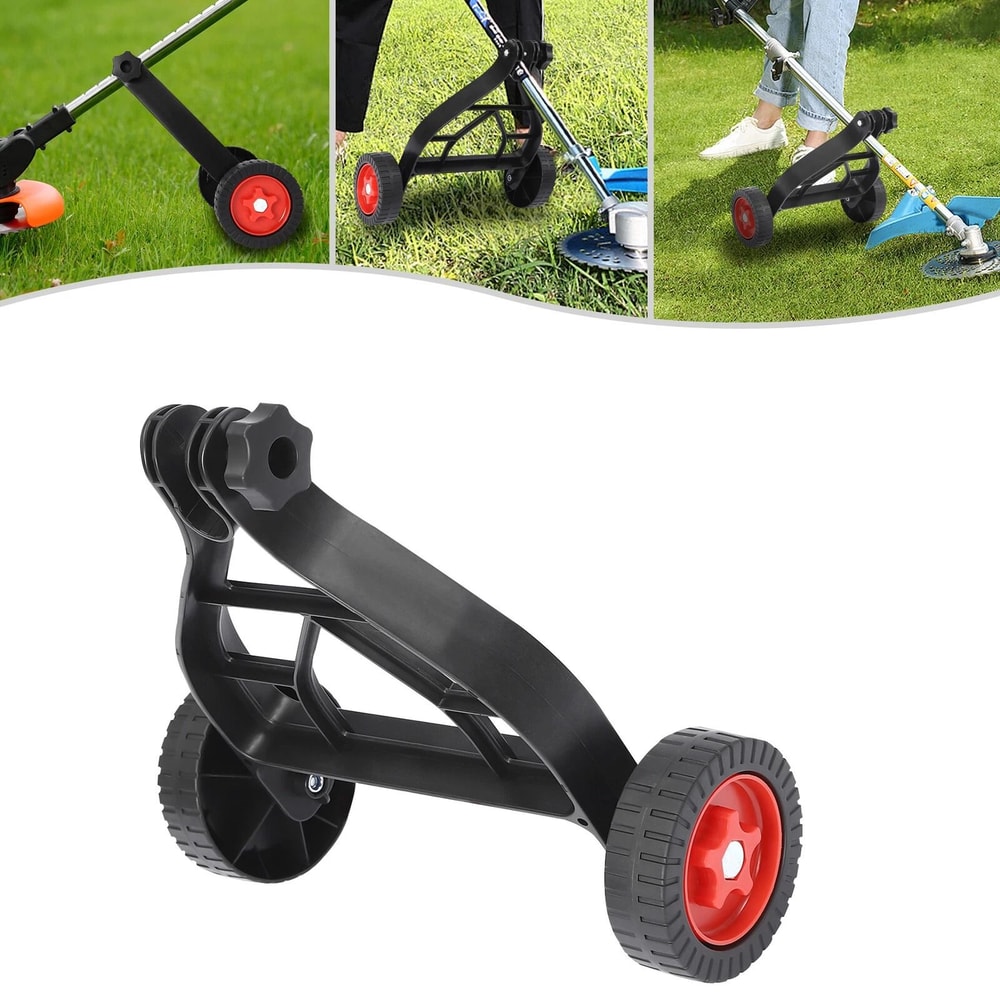 Portable Grass Trimmer Support Wheels Electric Brush Cutter Lawn Mower Assistant 6