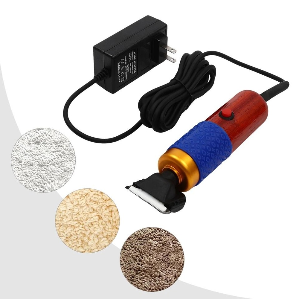 Carpet Trimmer Shears Low Noise Rug Trimmer Electric Carpet Cutter Tool 6