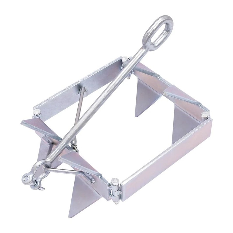 Folding Cube Boat Anchor Sliding Box Portable Marine Anchor For Boats Kayaks 4