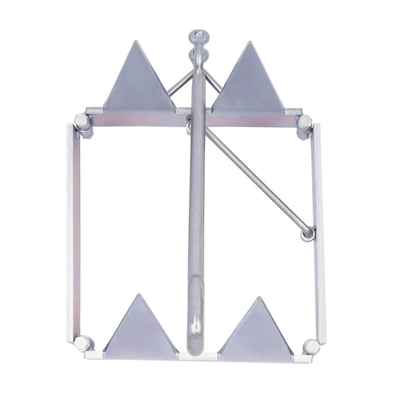 Folding Cube Boat Anchor Sliding Box Portable Marine Anchor For Boats Kayaks 6