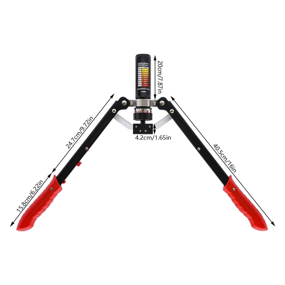 Hydraulic Power Twister Adjustable Arm Exerciser Chest Expander Upper Body Strength Trainer 10