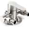 Wall Mount Shower Faucet Control Valve Hot Cold Bathroom Mixer Tap 3