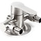 Wall Mount Shower Faucet Control Valve Hot Cold Bathroom Mixer Tap 3