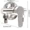 Wall Mount Shower Faucet Control Valve Hot Cold Bathroom Mixer Tap 4