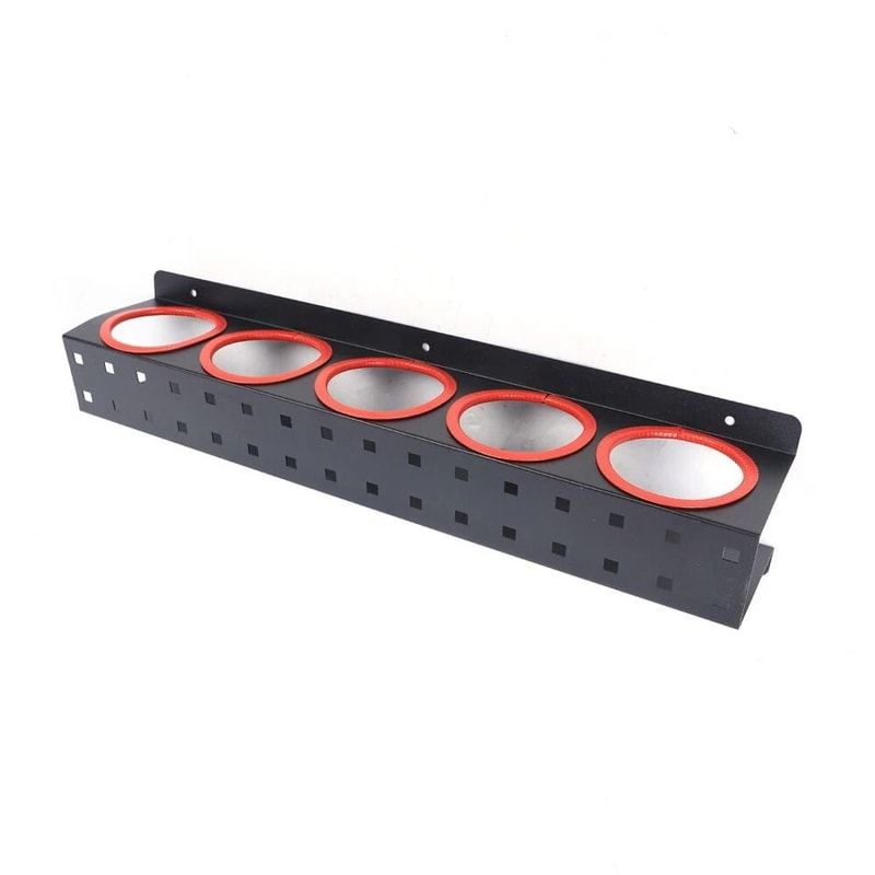 Wall Mounted Spray Bottle Storage Rack Car Detailing Organizer Holder For Garage Workshop 5