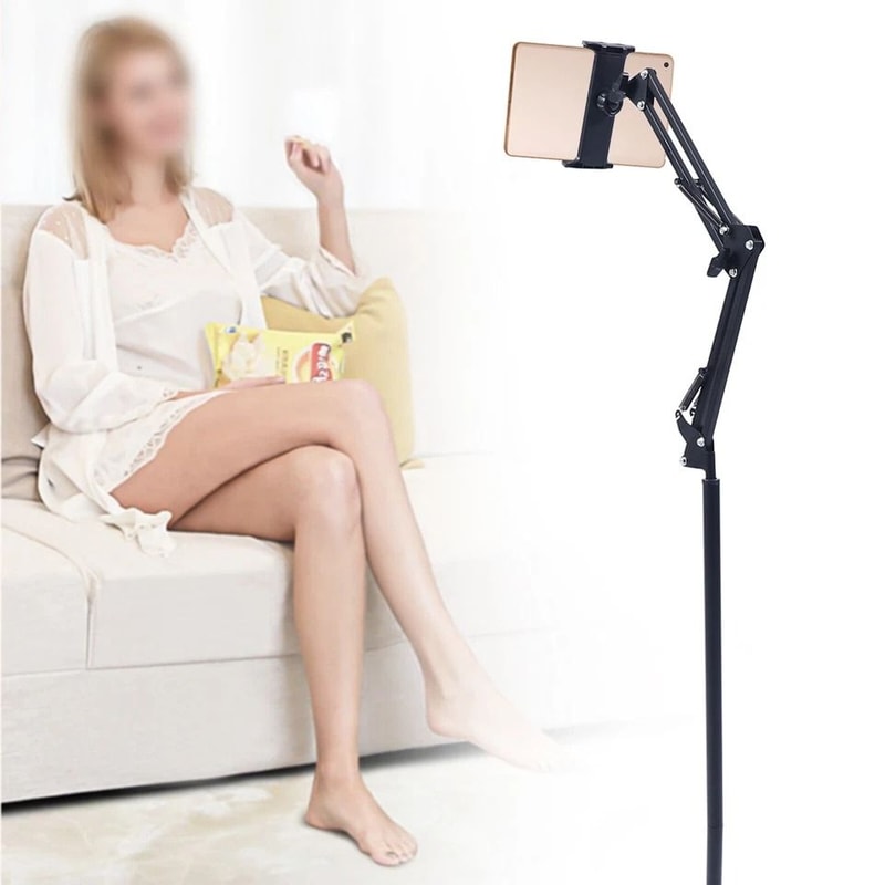 Adjustable Floor Tripod Tablet Phone Stand Holder For Hands Free Viewing 1