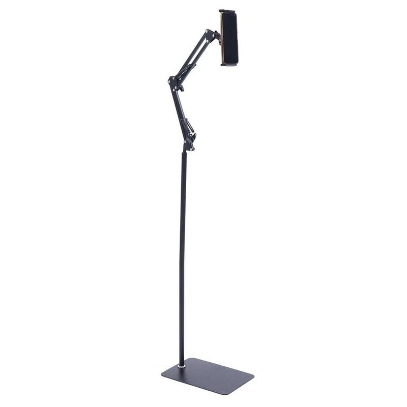Adjustable Floor Tripod Tablet Phone Stand Holder For Hands Free Viewing 0