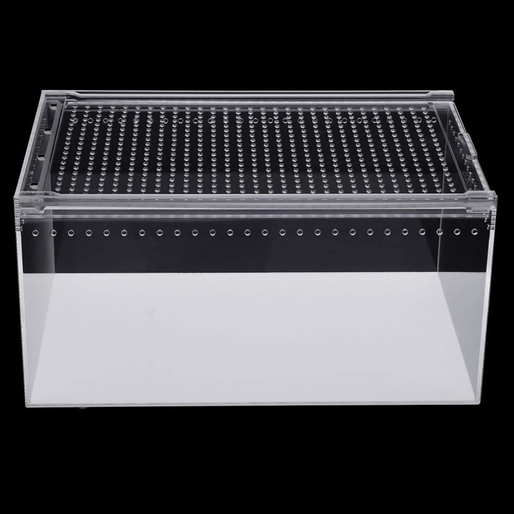 Gallon Acrylic Reptile Breeding Box Magnetic Terrarium Enclosure 2
