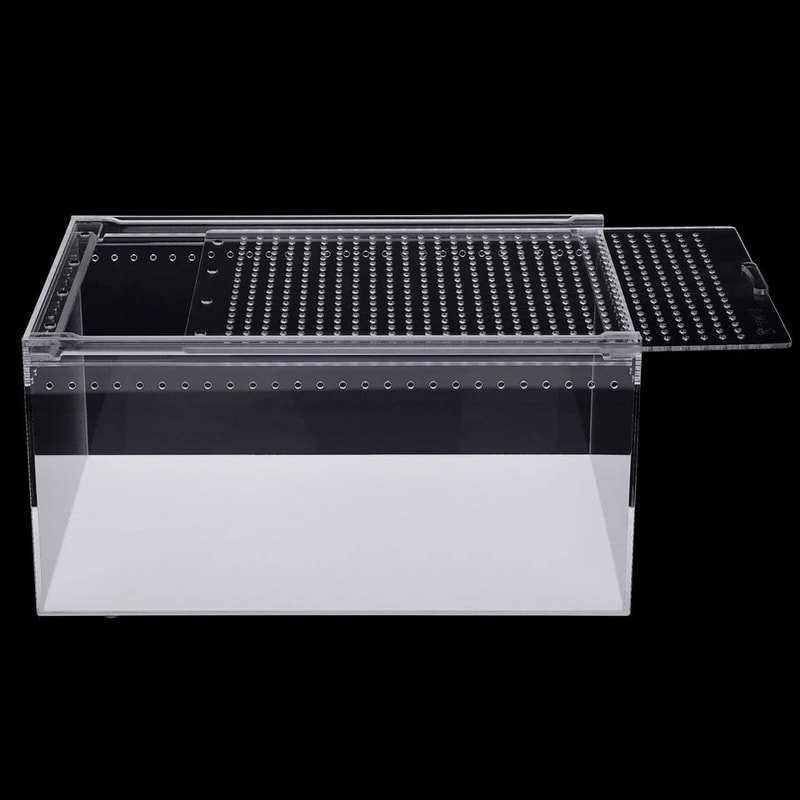 Gallon Acrylic Reptile Breeding Box Magnetic Terrarium Enclosure 3