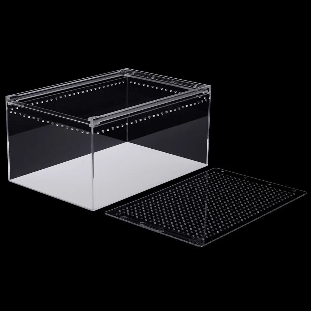 Gallon Acrylic Reptile Breeding Box Magnetic Terrarium Enclosure 5