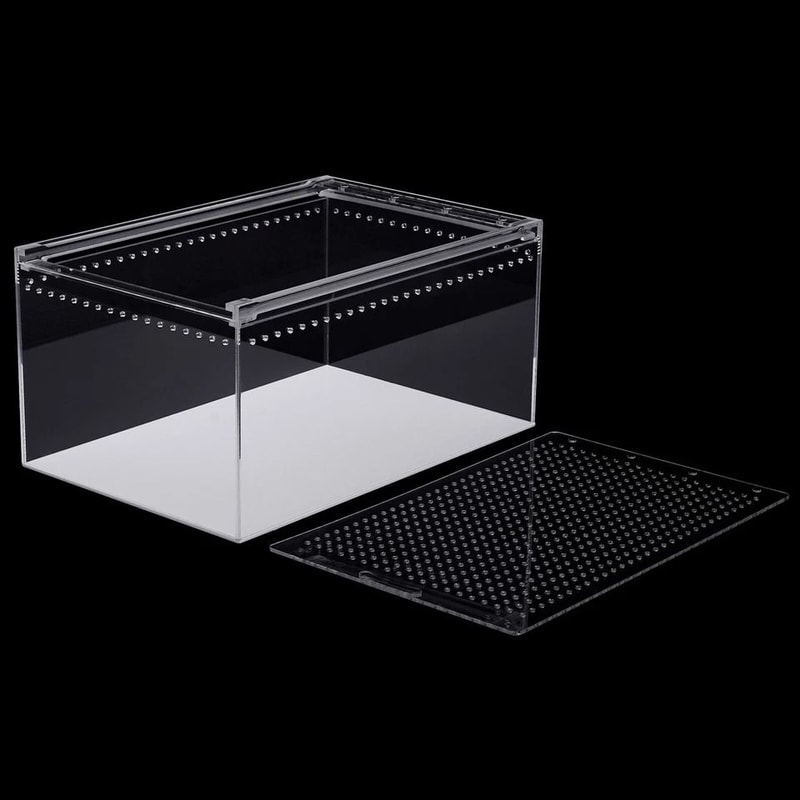 Gallon Acrylic Reptile Breeding Box Magnetic Terrarium Enclosure 5