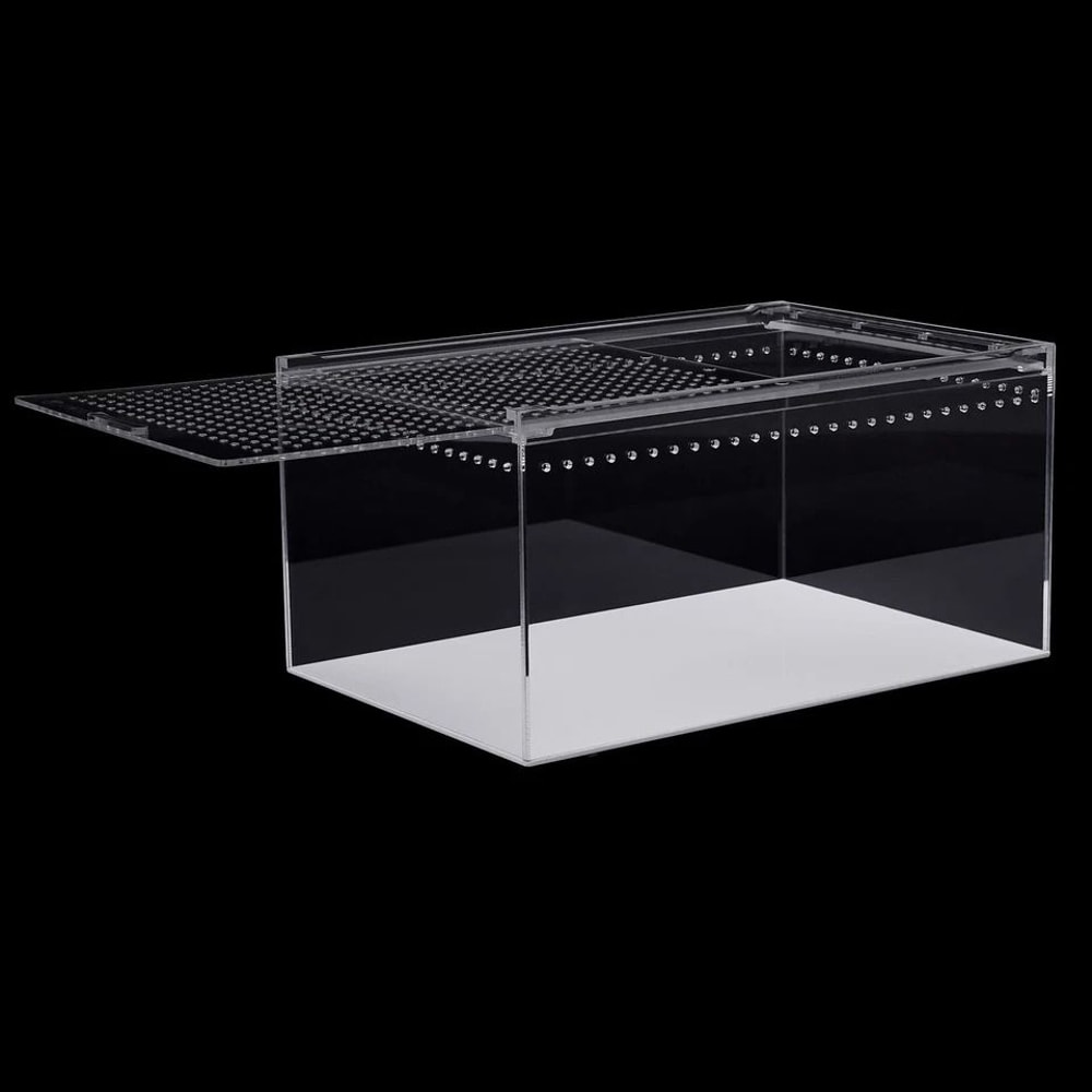 Gallon Acrylic Reptile Breeding Box Magnetic Terrarium Enclosure 6