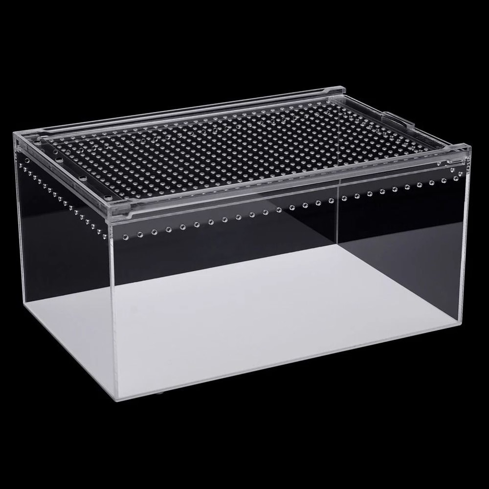Gallon Acrylic Reptile Breeding Box Magnetic Terrarium Enclosure 7