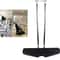 Universal Barber Chair Foot Rest Replacement For Hydraulic Salon Chairs Black 1