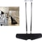 Universal Barber Chair Foot Rest Replacement For Hydraulic Salon Chairs Black 1