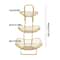 Fruit Basket Organizer Metal Wire Vegetable Storage Rack For Kitchen Counter 2